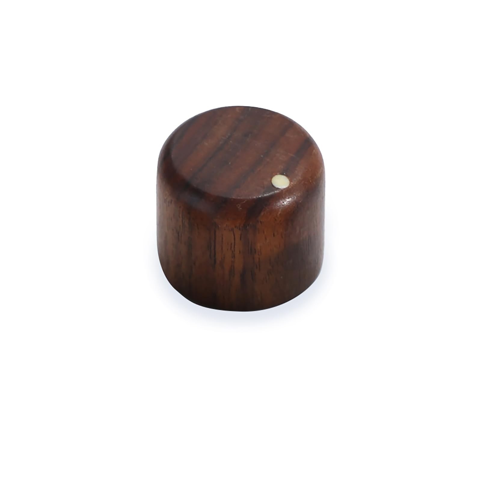 2Pcs Rose Wood Guitar Volume Tone Knobs with 6mm（15/64"） Brass Hol