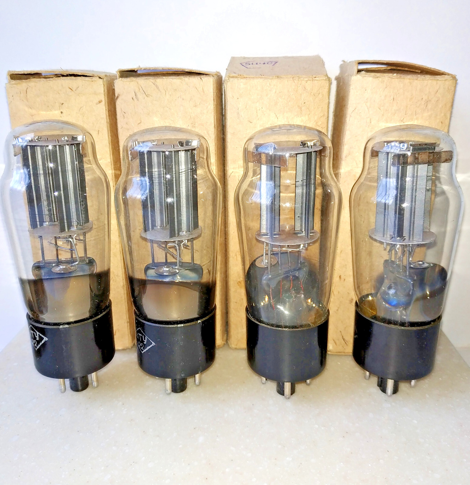 4x 5C4S = 5Z4, 5Z4GT, 5U4C Rectifier Tube Cobra MATCHED QUAD 01/1962 NEW in BOX