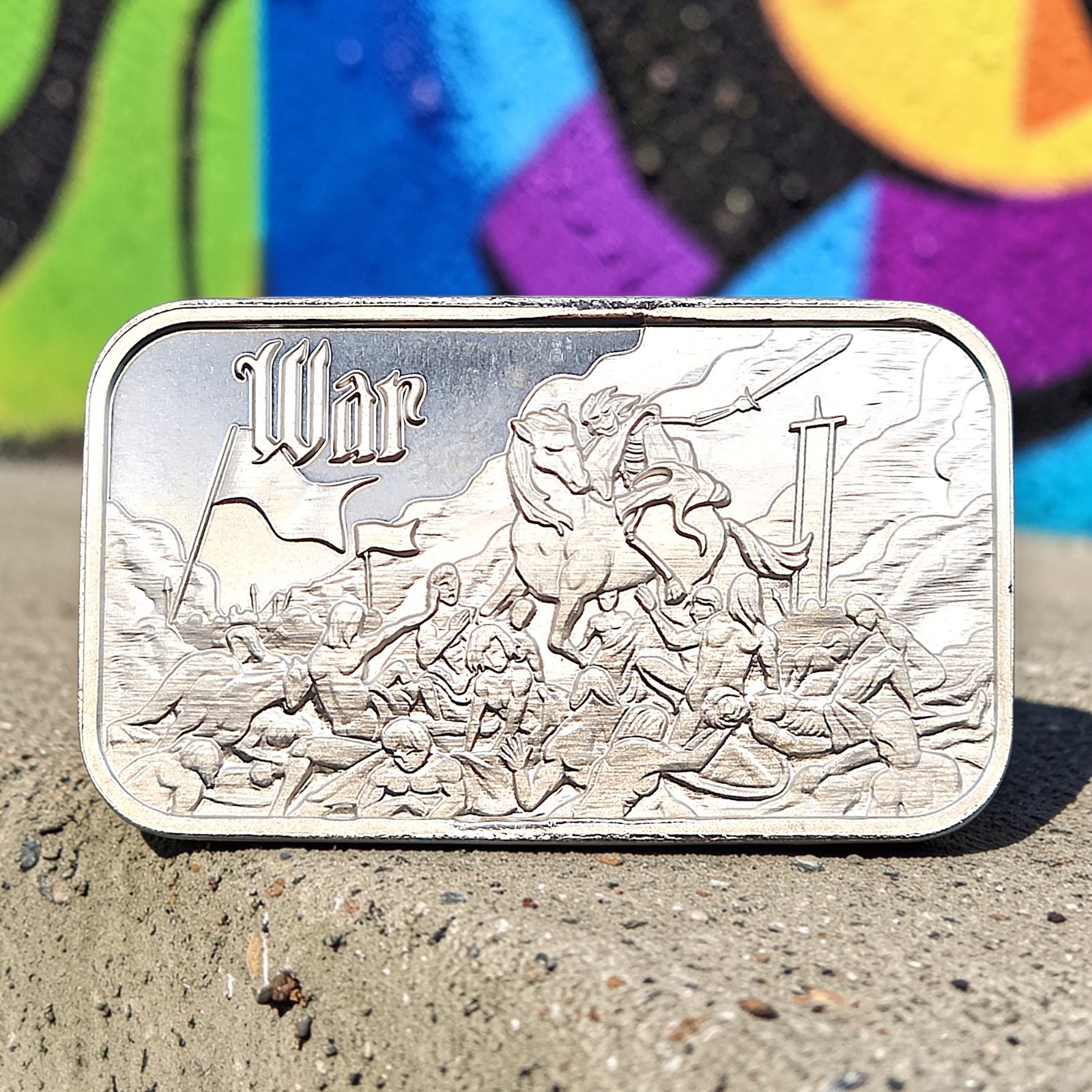 The Locker Mint - War - 1 oz .999 Fine Proof Silver Bar