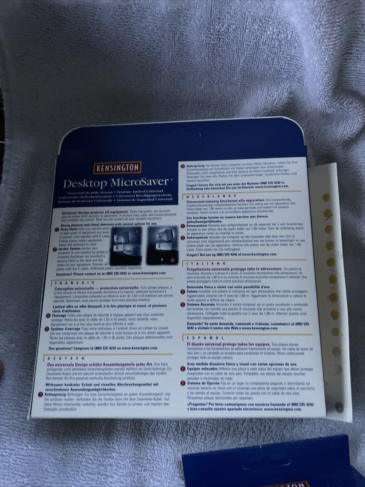Kensington Desktop Micro saver/floppy Lock/Memory Lock Set (5a)