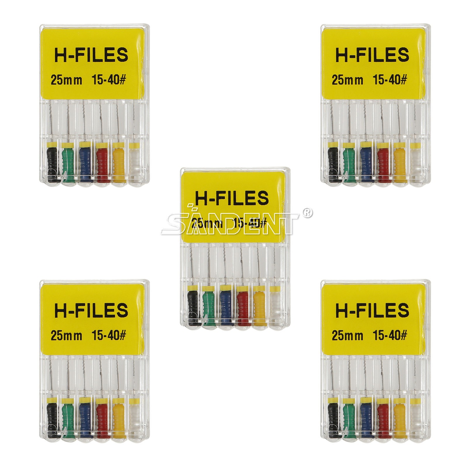Dental Endodontic Files Posterior Root Canal Holder 10Packs Niti H File Hand Use