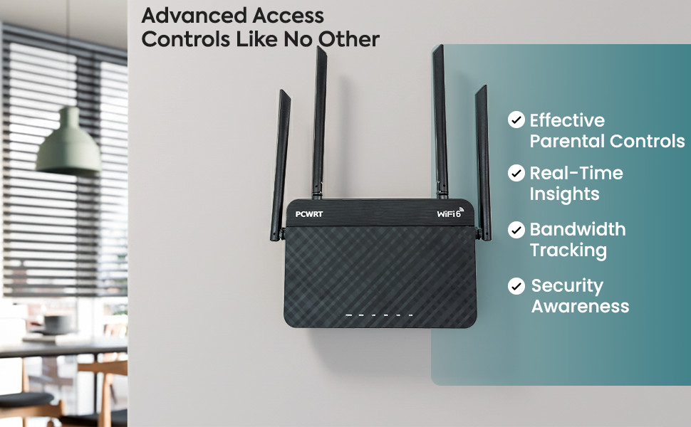 pcWRT Gigabit VPN Mesh Router with multiple SSIDs, ad block, parental controls