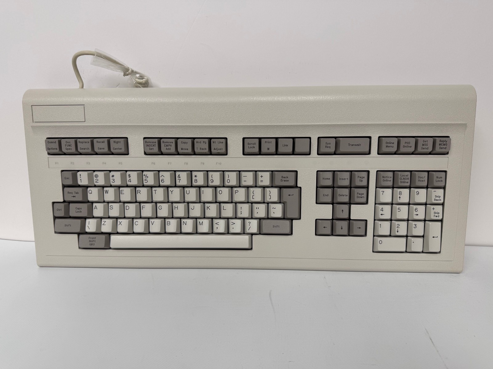 RARE VINTAGE UNISYS F4862-00A F4862  KEYBOARD LARGE 5 PIN DIN CONNECTOR NEW