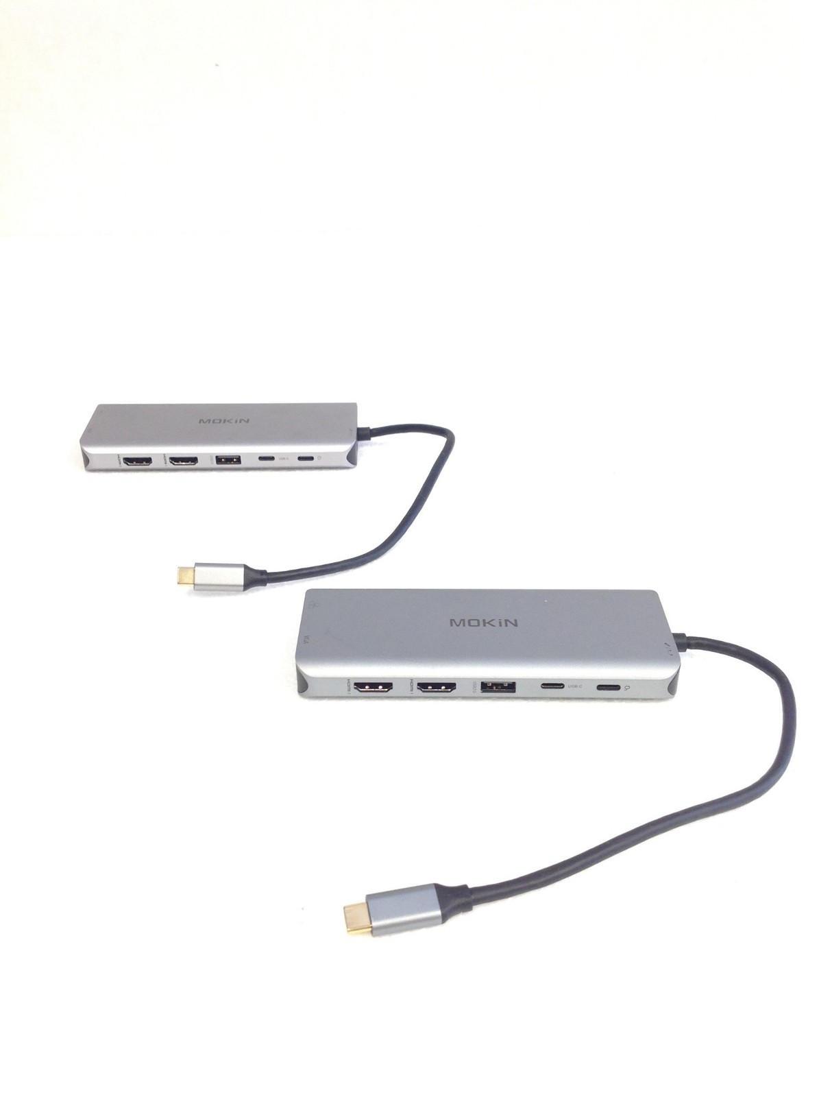 Lot Of 2 Mokin MUC0218 USB-C Laptop Docking Station, WORKING FREE SHIPPING