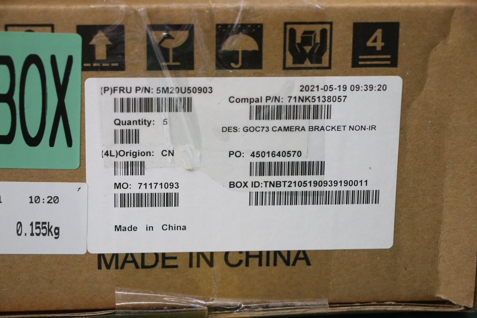 5M20U50903 Camera Bracket for AIO 3 22 24 27