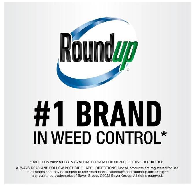 Roundup Concentrate Weed Killer - Trees, Driveways, Walkways 1.25 Gallons