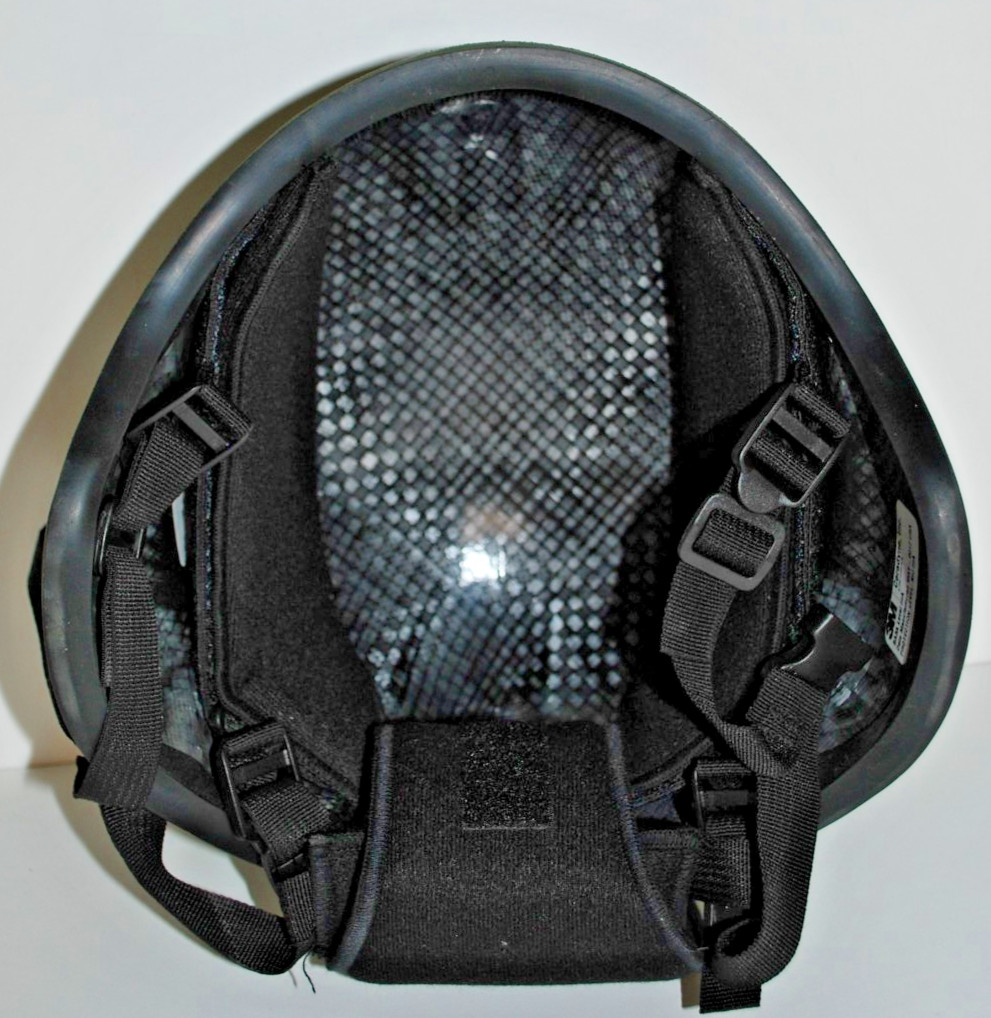 3M Ceradyne Helmet, Model BA3A, LEVEL IIIA, Color: Green