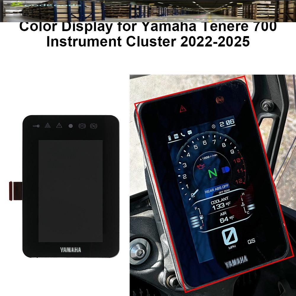 Color Display COG-VLMY7000-02 for Yamaha Tenere 700 Instrument Cluster