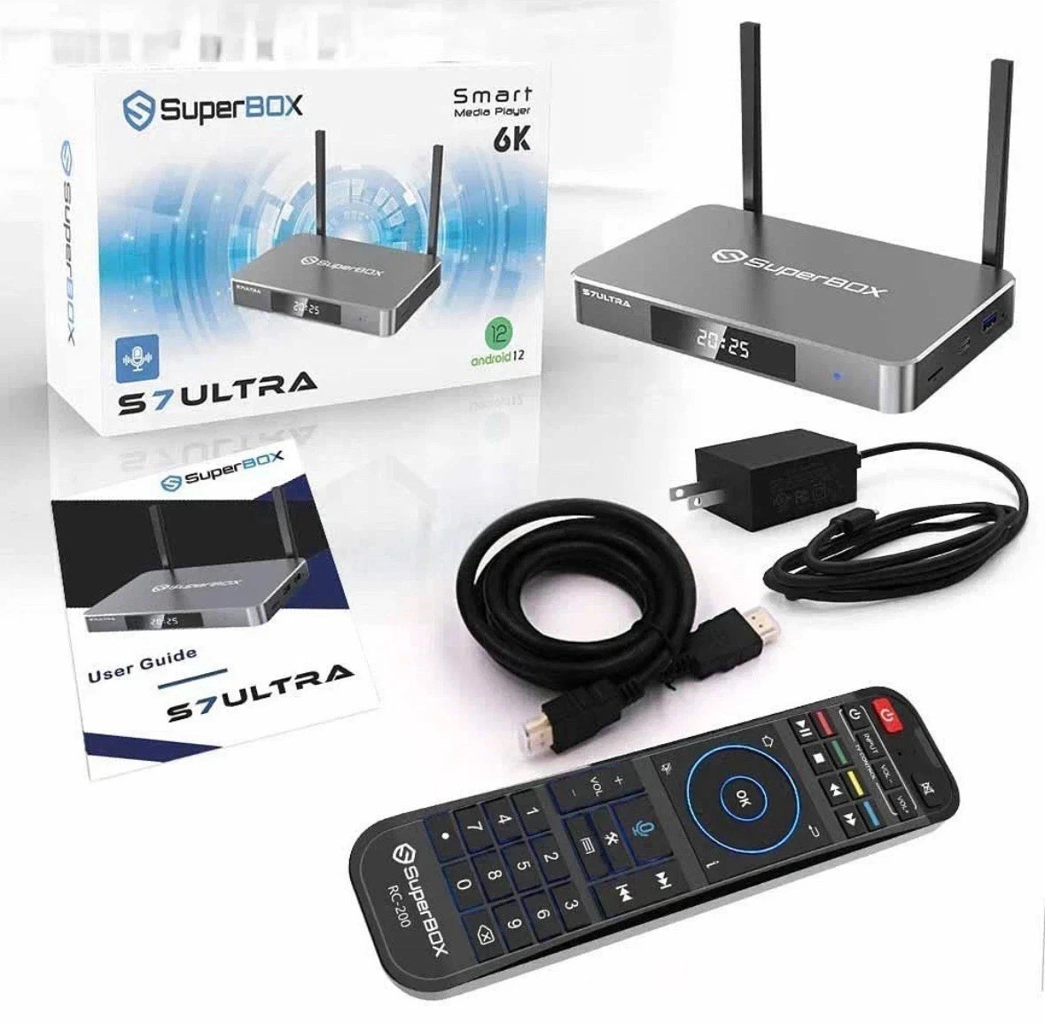 Superbox S7 Ultra - Backlit Remote - Cord Cutter - Authorized Distributor