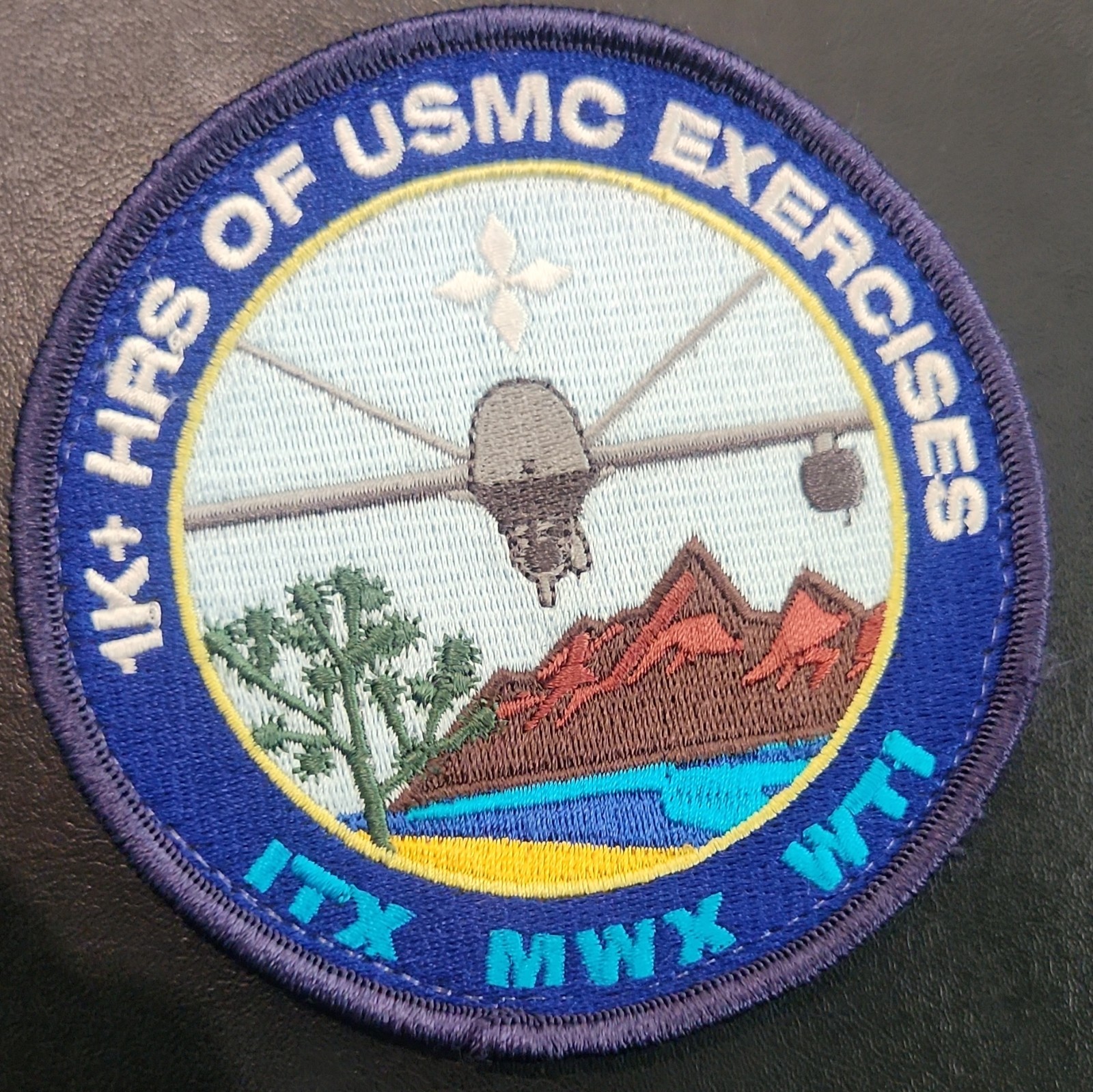 USMC WTI GENERAL ATOMICS MQ-9A 1K MARINE CORPS EXERCISE FLIGHT HOURS ITX PATCH