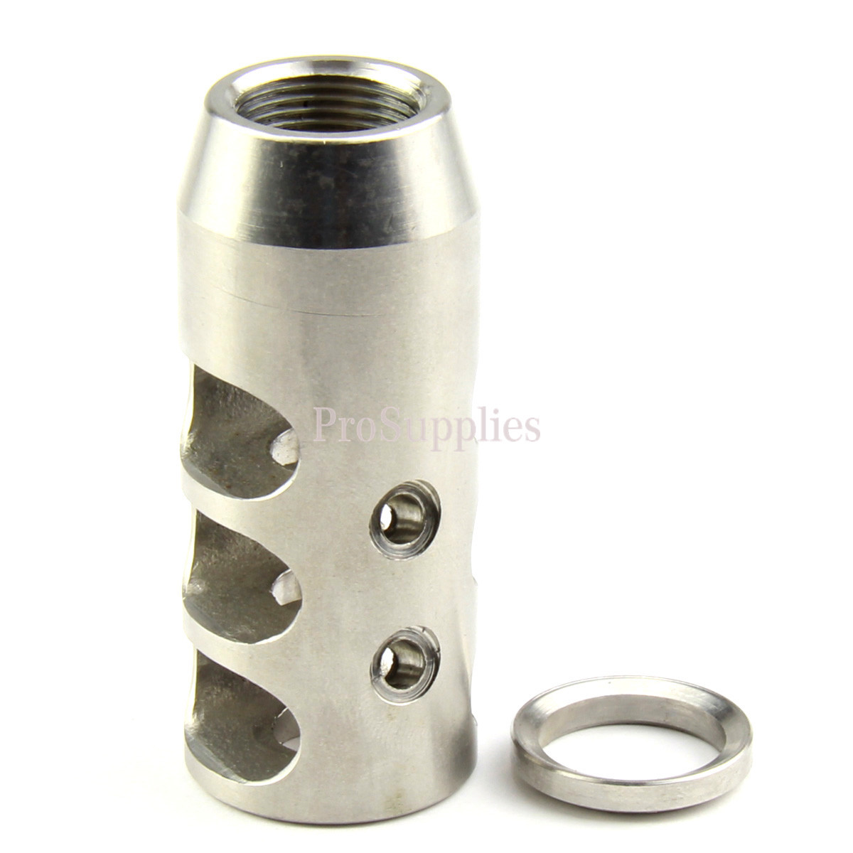 Stainless Steel .308 / 308 Muzzle Brake 5/8x24 Pitch Thread w/ Washer