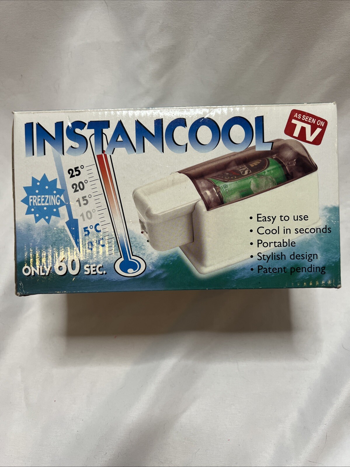 Instancool Freezing In 60 Sec Drink Chiller  ‘As Seen On Tv’ NEW Vintage