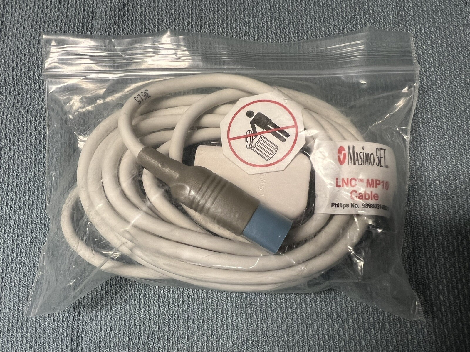 Masimo 2270 Philips LNCbMP10 Cable, Perfect Condition, Free Shipping