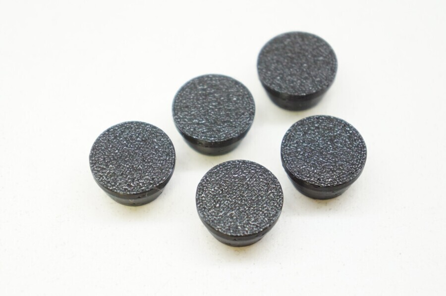 Replacement Rubber Glides Feet Pads for Ikea Gilbert Chair (Rubberized, 5-Pack)