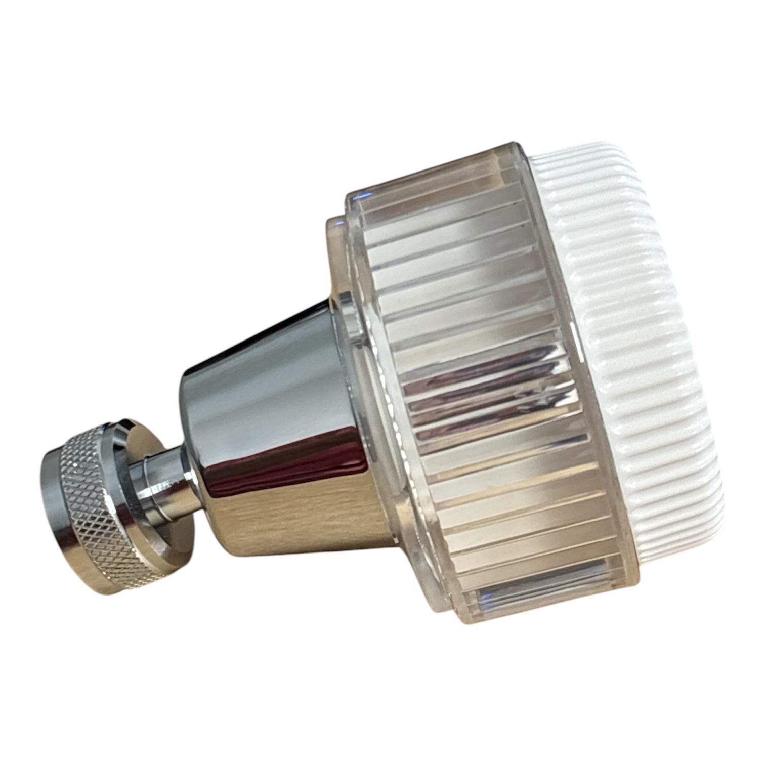 1-Spray 2.6 in. Single Wall Mount Low Flow Fixed Shower Head in Chrome