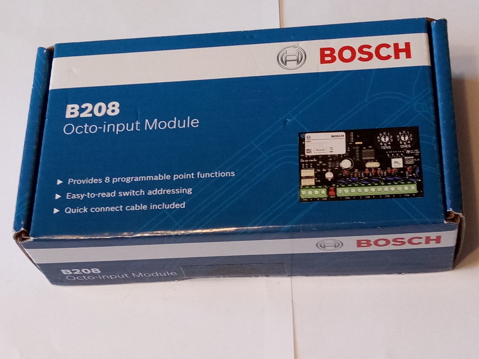 New! Bosch B208 Octo-input Module Sealed Box.