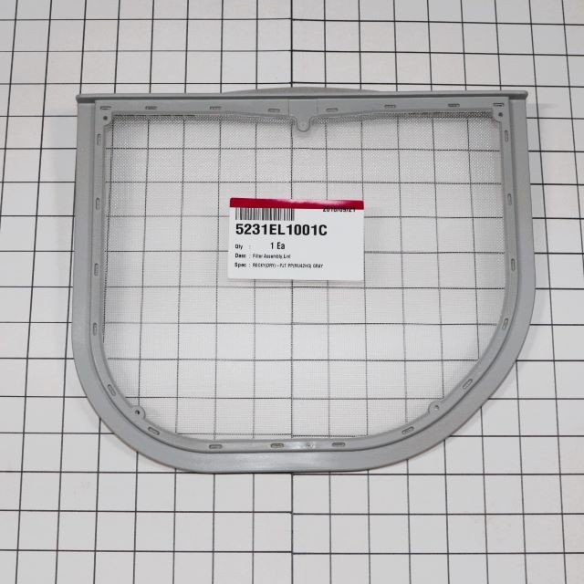LG Dryer Lint Filter (Gray) 5231EL1001C