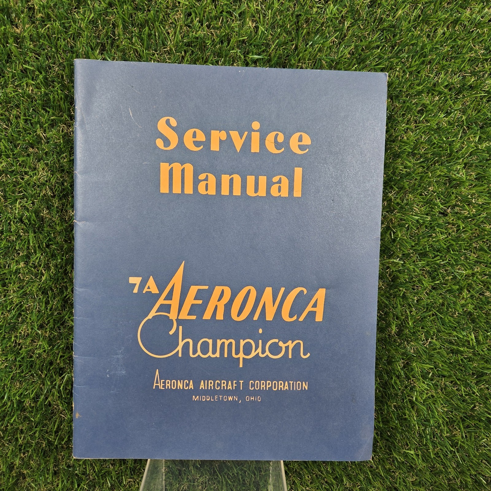 Vintage Aeronca Champion 7A Service Manual Reprint Flying Books