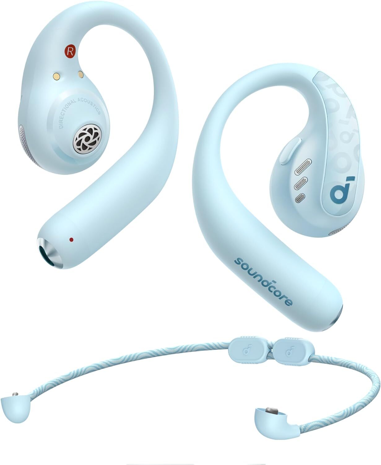 Soundcore AeroFit Pro Open-Ear Headphones LDAC Rich Sound Earbuds Spatial Audio