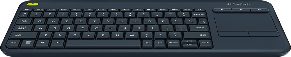 Logitech - K400 Plus TKL Wireless Membrane Keyboard for PC/TV/Laptop/Tablet w...