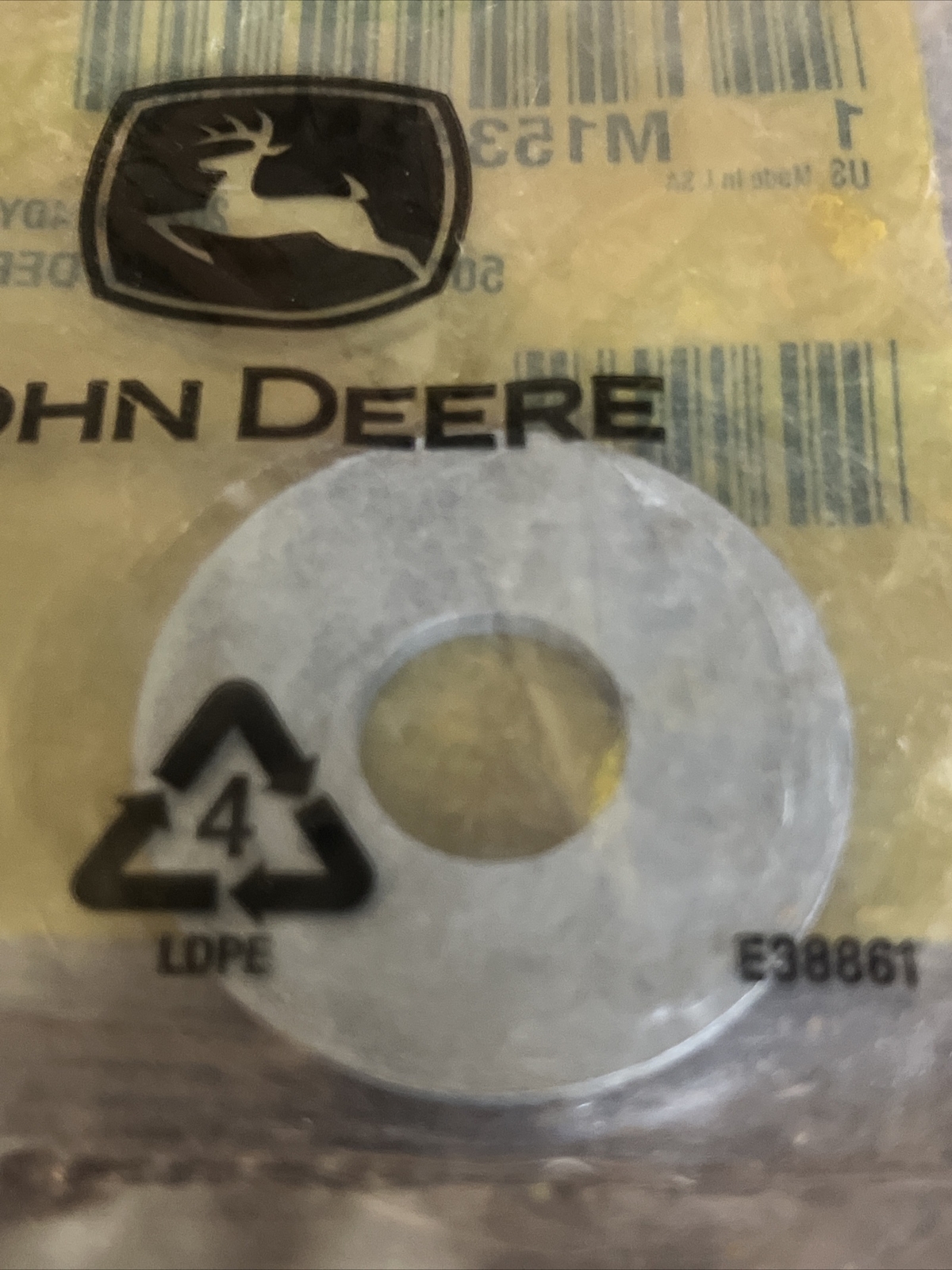 NOS John Deere OEM Washer M153832