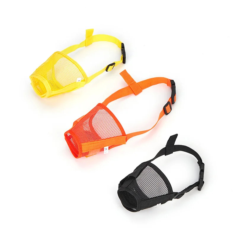 Anti Barking Dog Muzzle for Dogs Adjustable Mesh Breathable Pet Mouth Cover Muzz