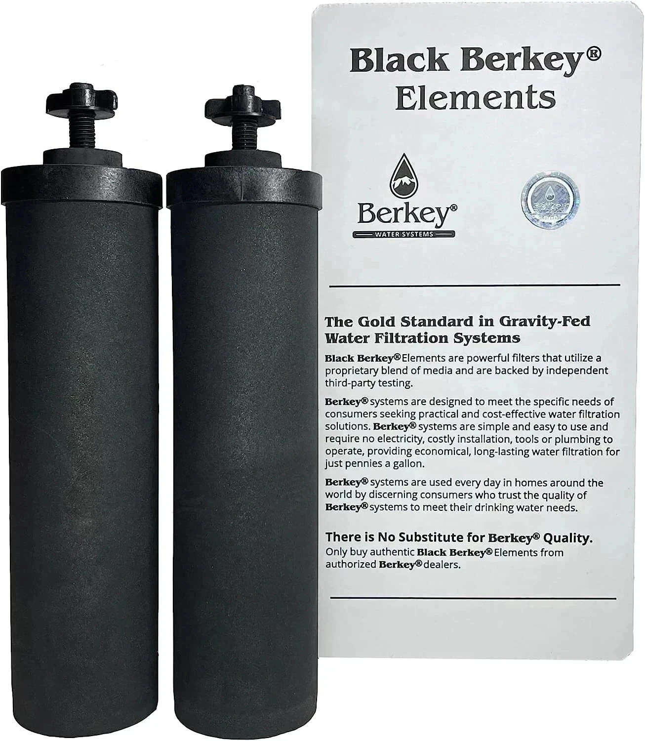 BB9-2 Black Berkey Water Filter Replacement Elements (2-Pack)