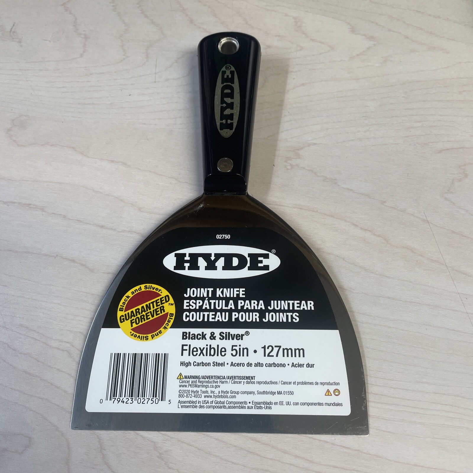 Hyde 5" Joint Knife Paint Scraper Flexible Carbon Steel