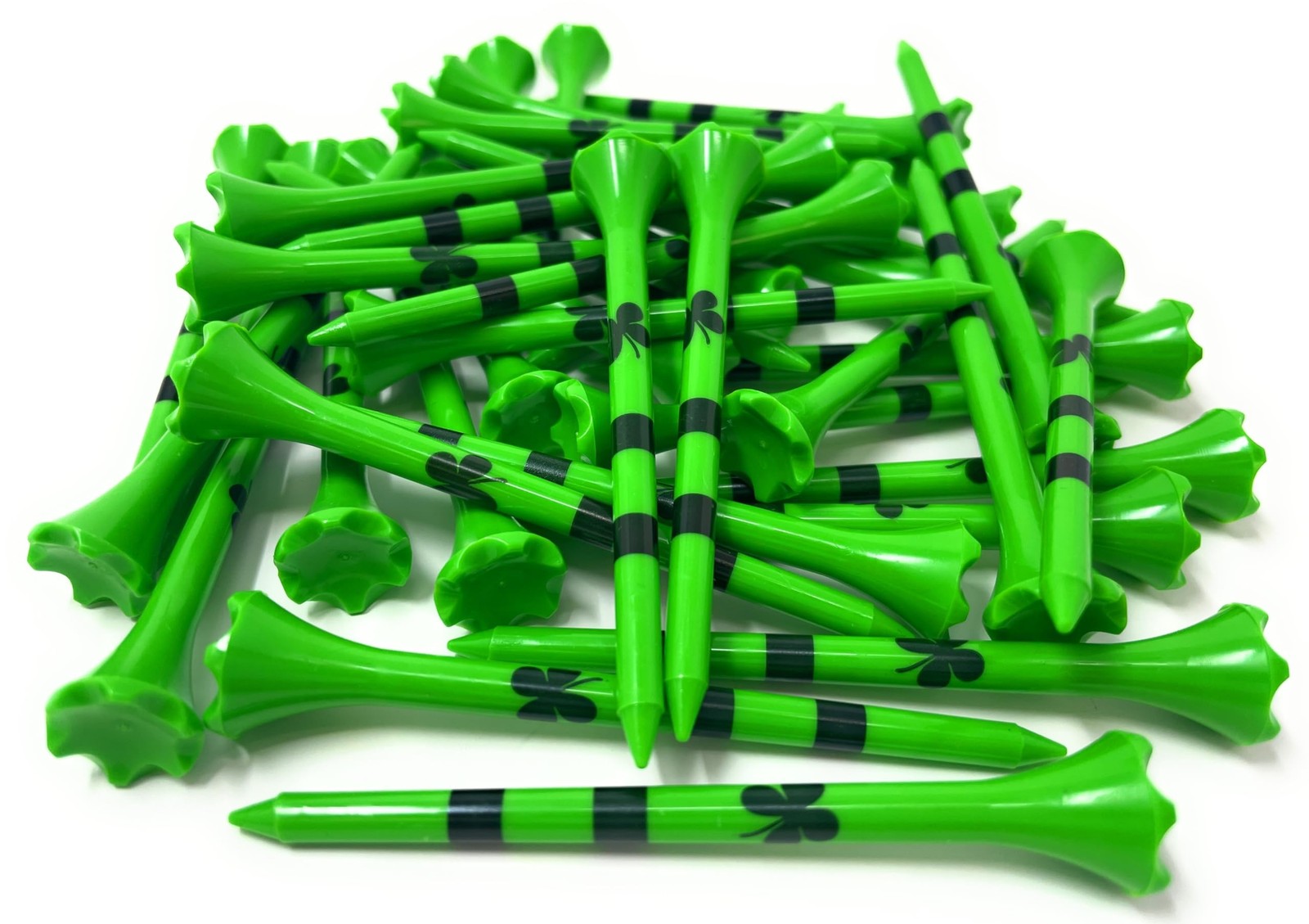 NorthPointe 3 ¼ Neon Plastic Golf Tees – Highly Visible Bright Colors