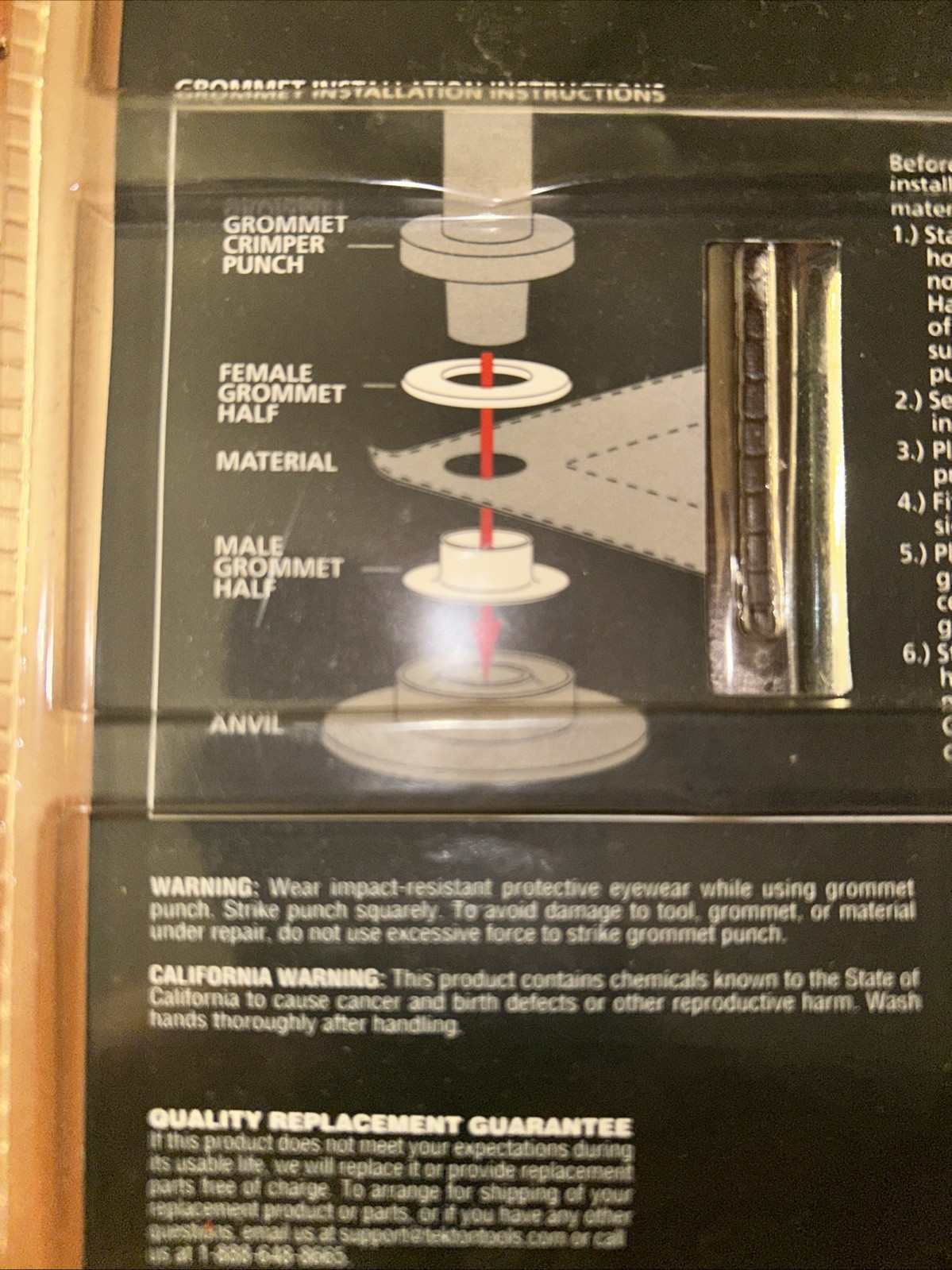 Tekton Grommet Kit