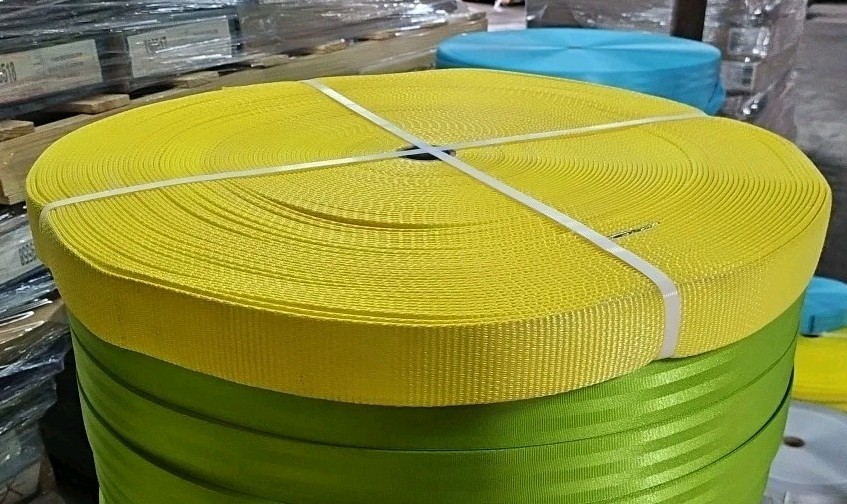 255' Roll of 2" Yellow Tie Down Webbing NEW!