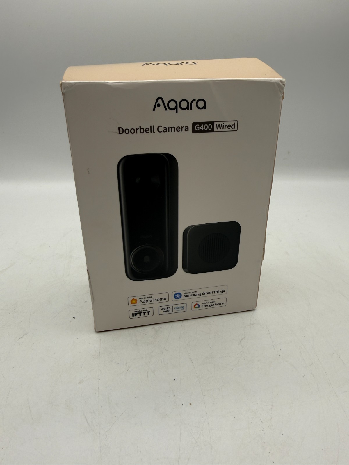 Aqara Doorbell Camera G400 with Chime Wired/PoE HomeKit Secure Video 2K HD