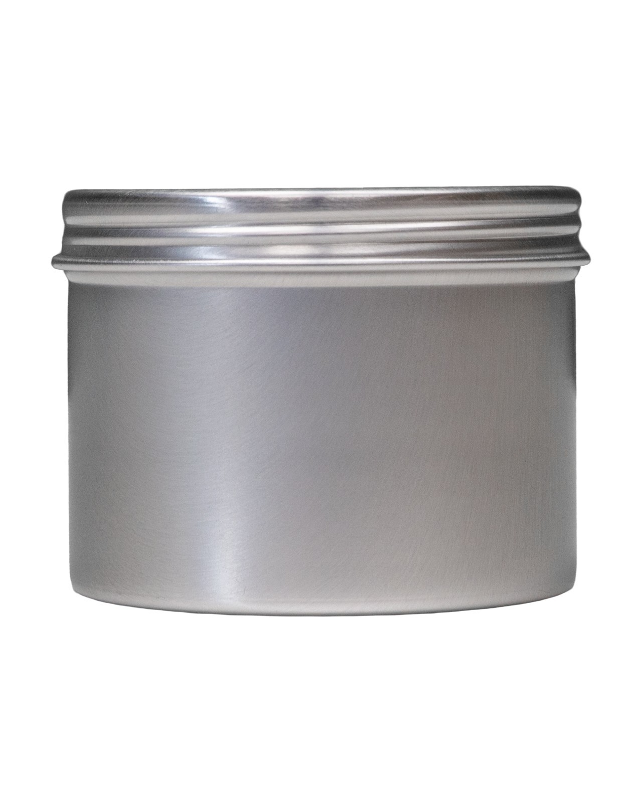 4oz Screw Lid Metal Deep Round Tins, Bulk 350 New Units Per Box