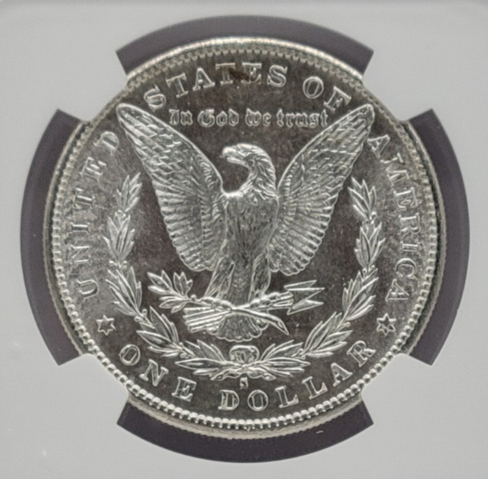 1881-S Morgan Silver Dollar $1 - Graded NGC MS64