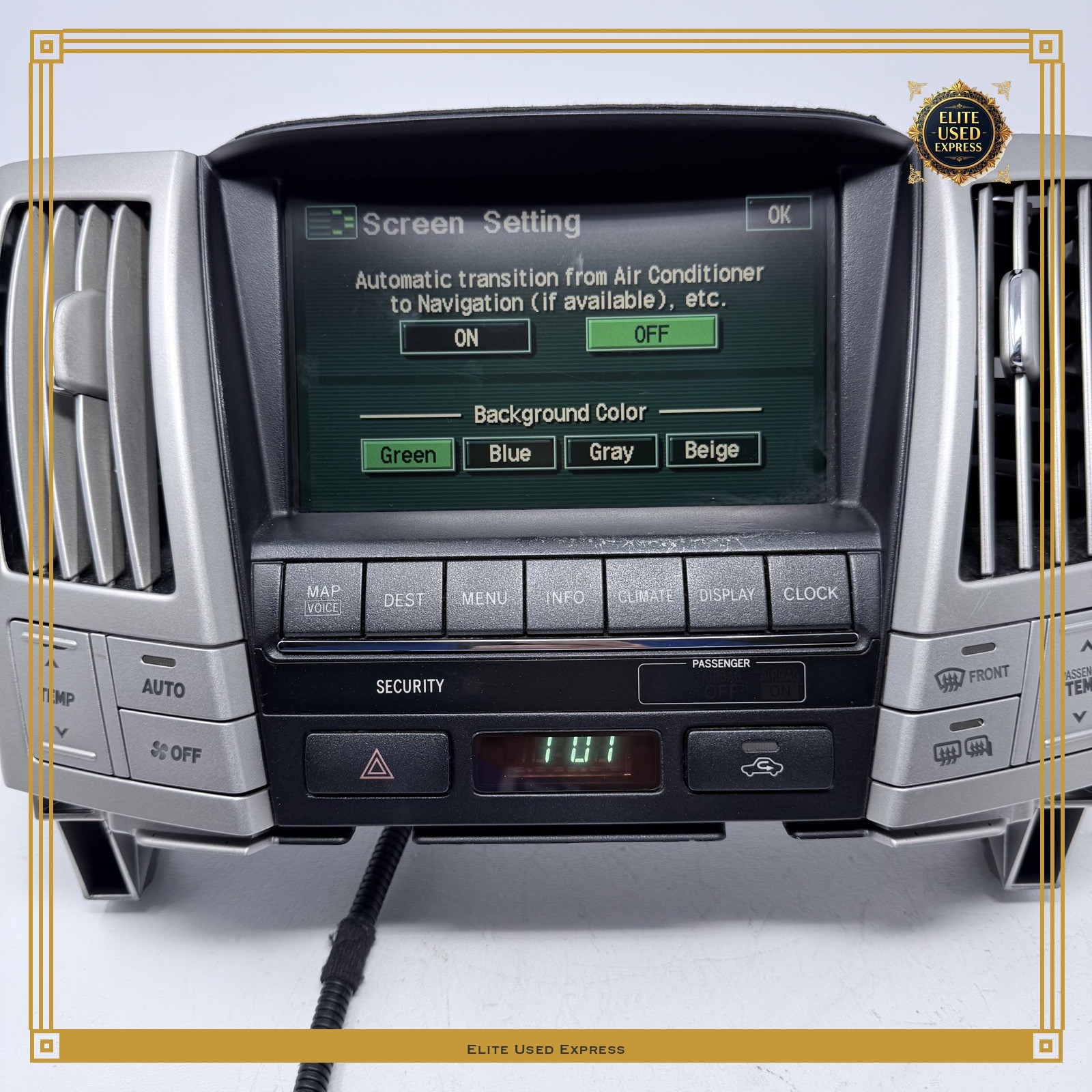 2004-2006 Lexus RX330 Center Multifunction Display Screen 86110-48250 OEM
