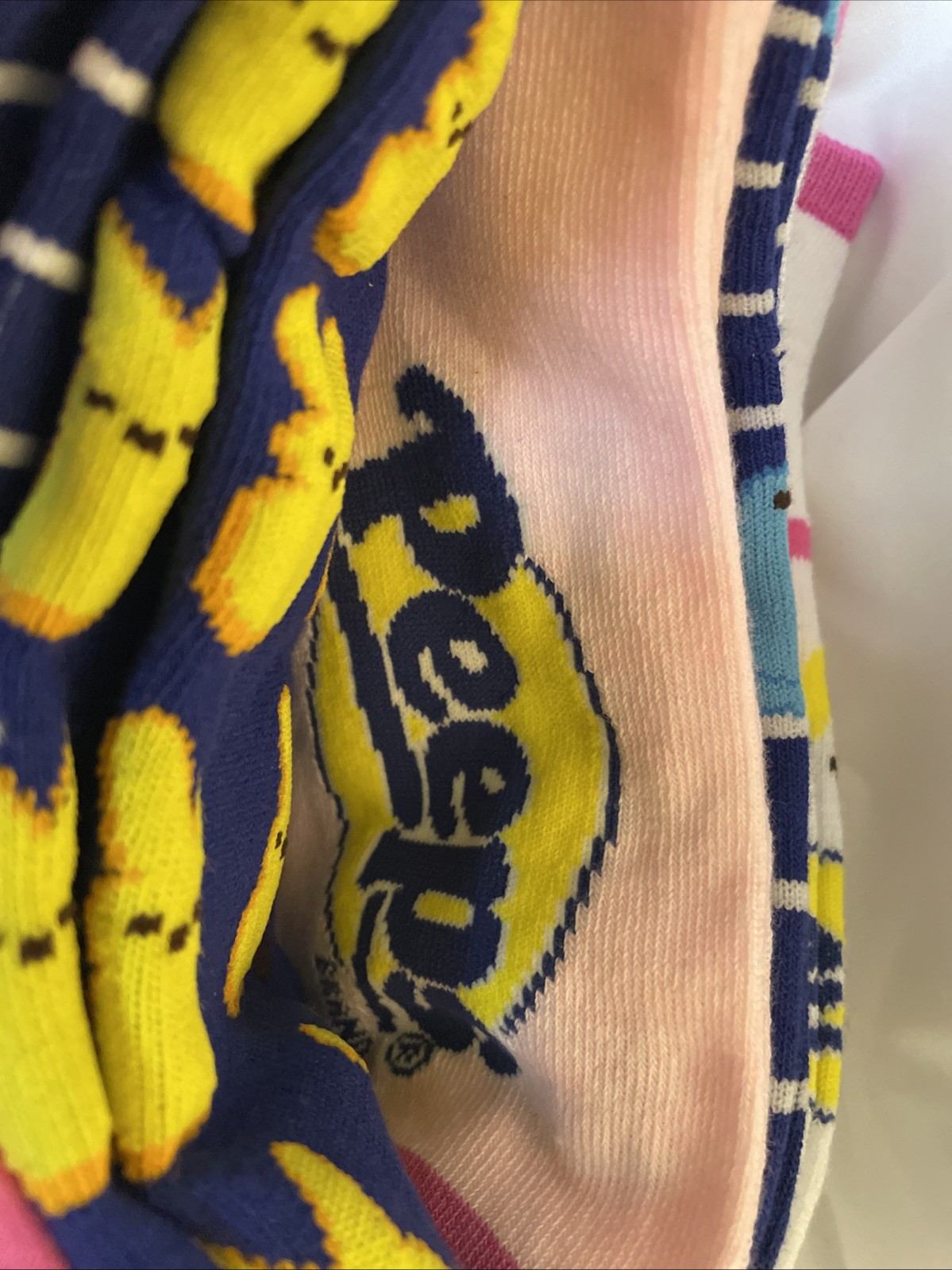 Peeps Women’s ankle Socks Set 5 pairs Size 9-11 /Shoe Size 4-10 Blue Brand New