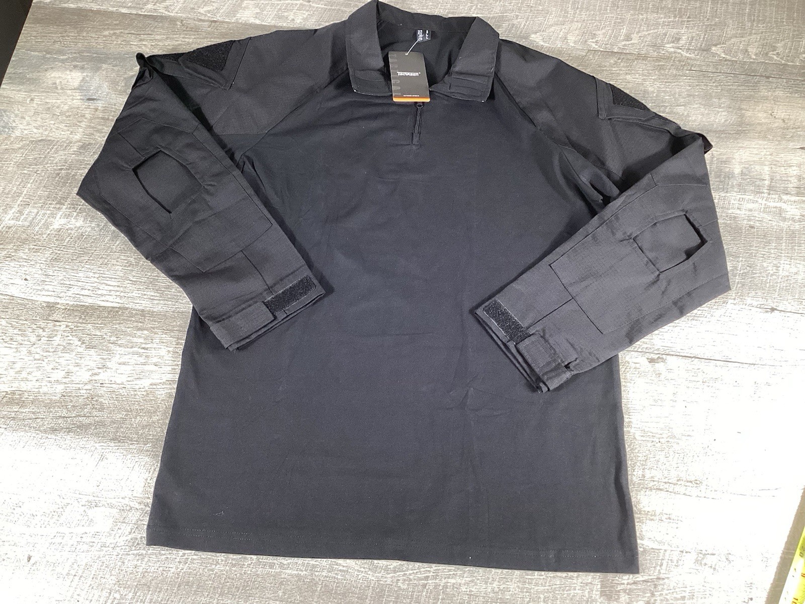 TacVasen Tactical Shirt Mens Small Black Combat Military Outdoor Top