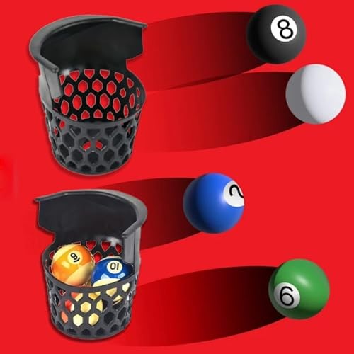 6-Pack Pool Table Pockets Replacement – Universal Fit for fit Replacement