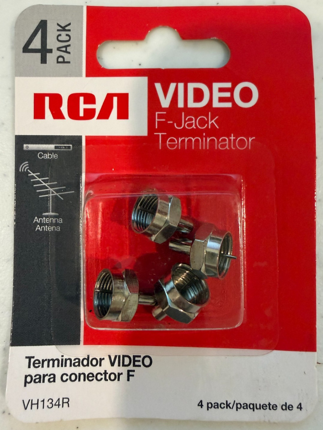 RCA VH134R Video F-Jack Terminator New FREE SHIPPING