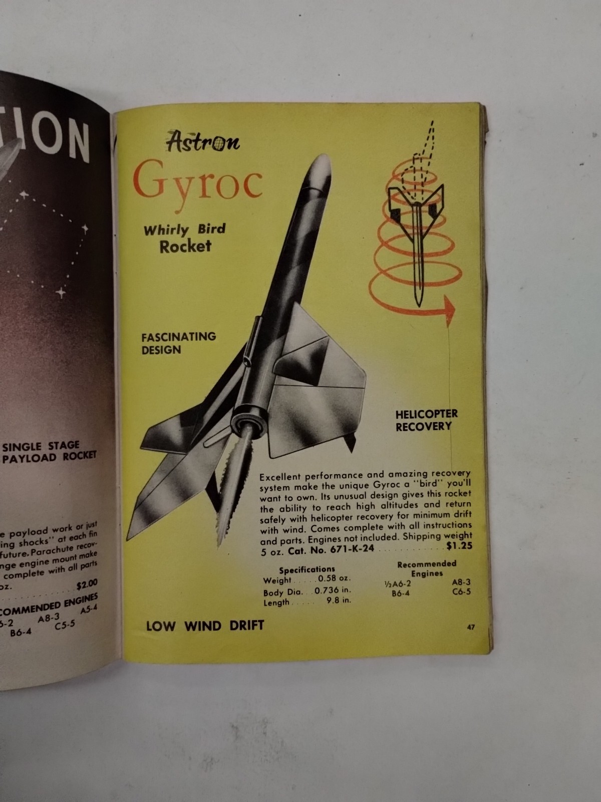 Estes Rocket Supplies "Model Rocket" Supplies Catalog 1969-original