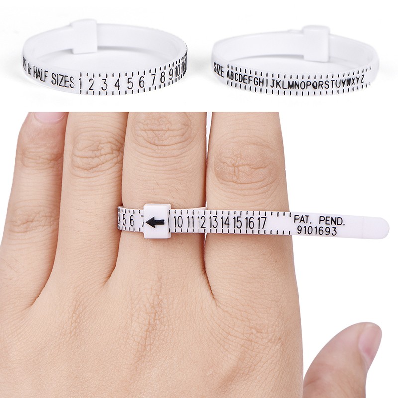 UK US Medidor de anillos de dedos para Anillo Boda Anillo de compromiso de ba GA