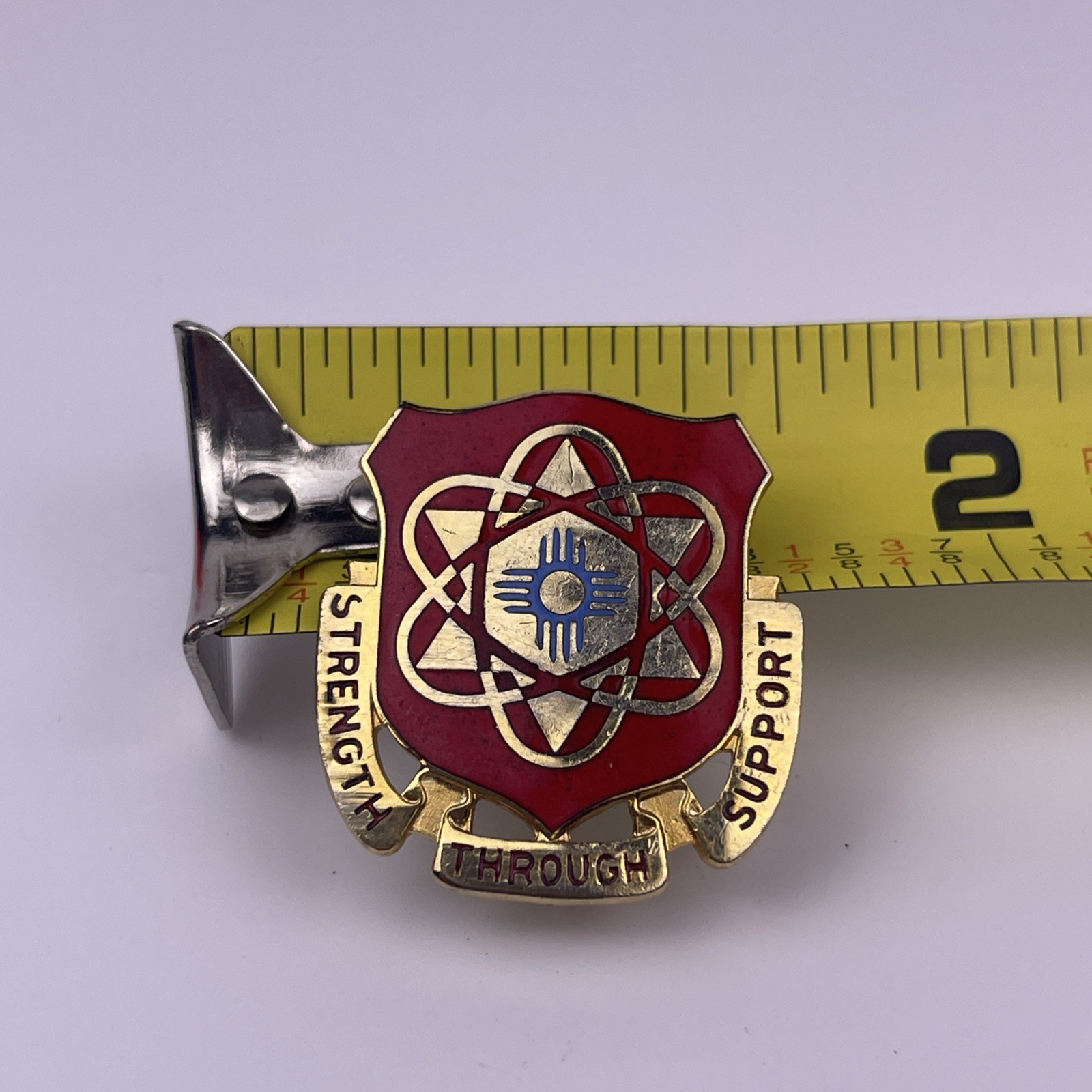 U.S. Military 67th Maintenance Battalion DUI DI Insignia Crest Pin STRENGTH