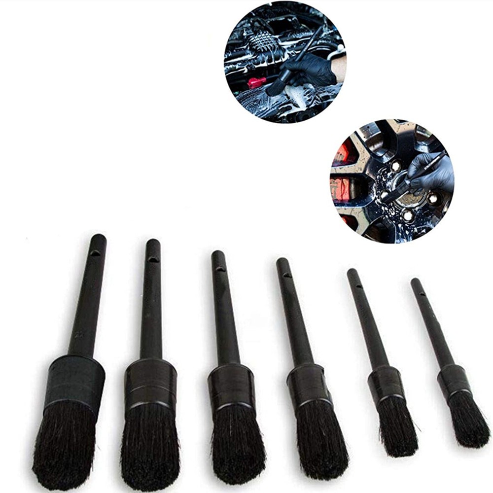 5Pcs Car Cleaning Brush Washing Vehicle Interior Air-Conditioner Cleaner Tool