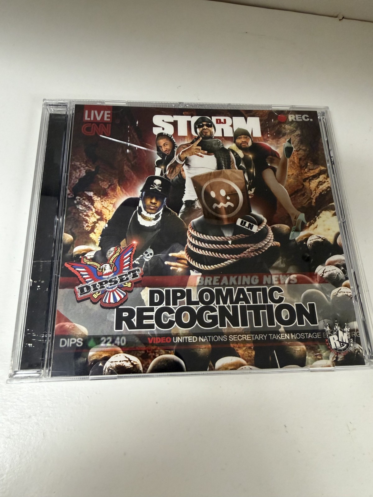 DJ STORM DIPSET DIPLOMATIC RECOGNITION MIXTAPE MIX CD DVD 2 DISC SET COMBO