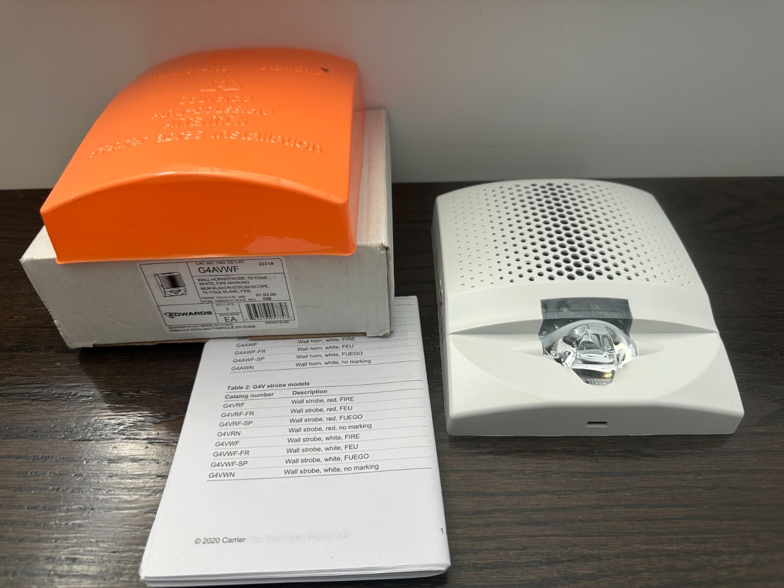 BRAND NEW EST EDWARDS G4AVWF Wall Horn Strobe White FREE SHIPPING !!!