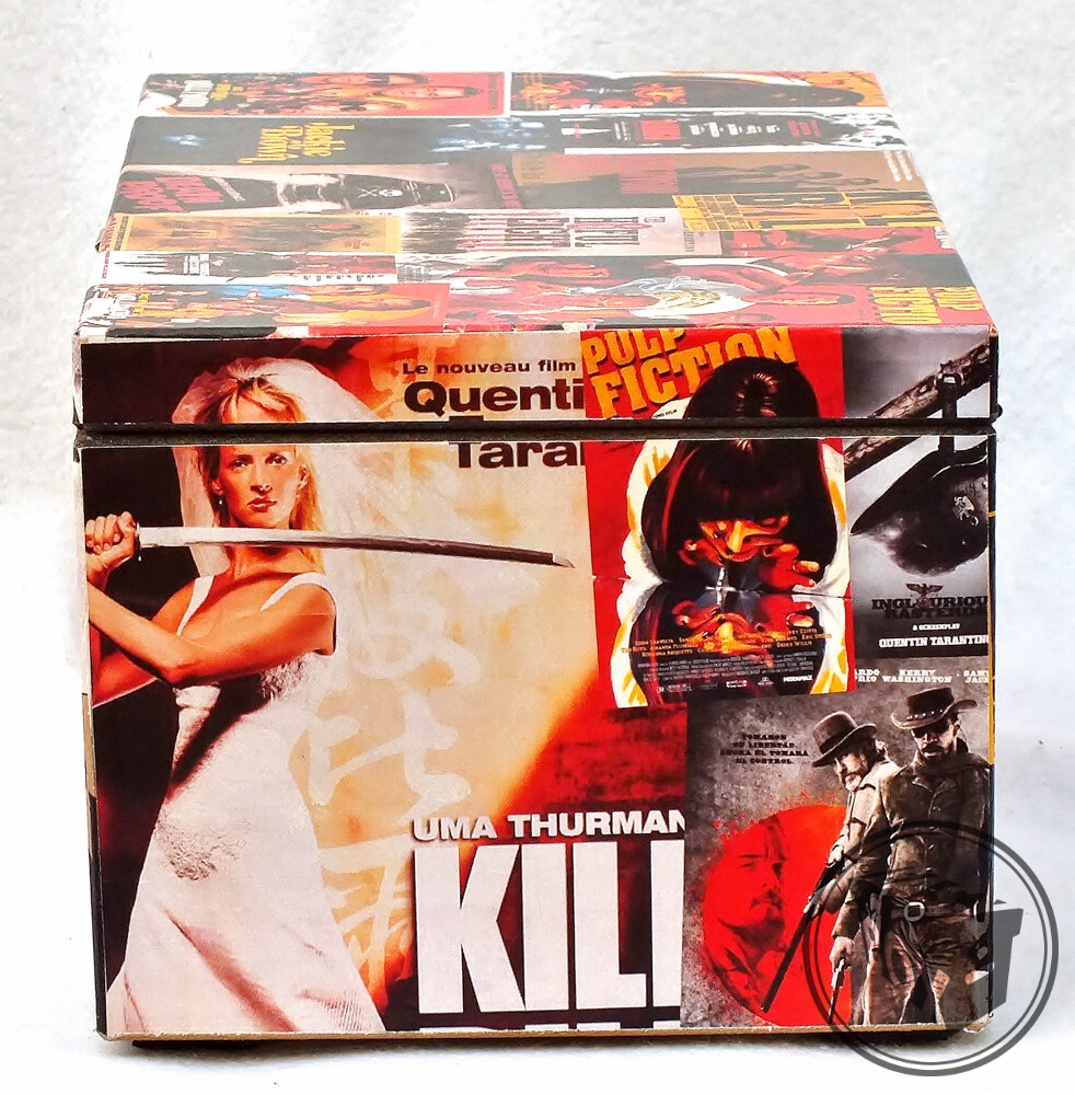 Tarantino - DVD 's / Blu-rays Box Chest MDF