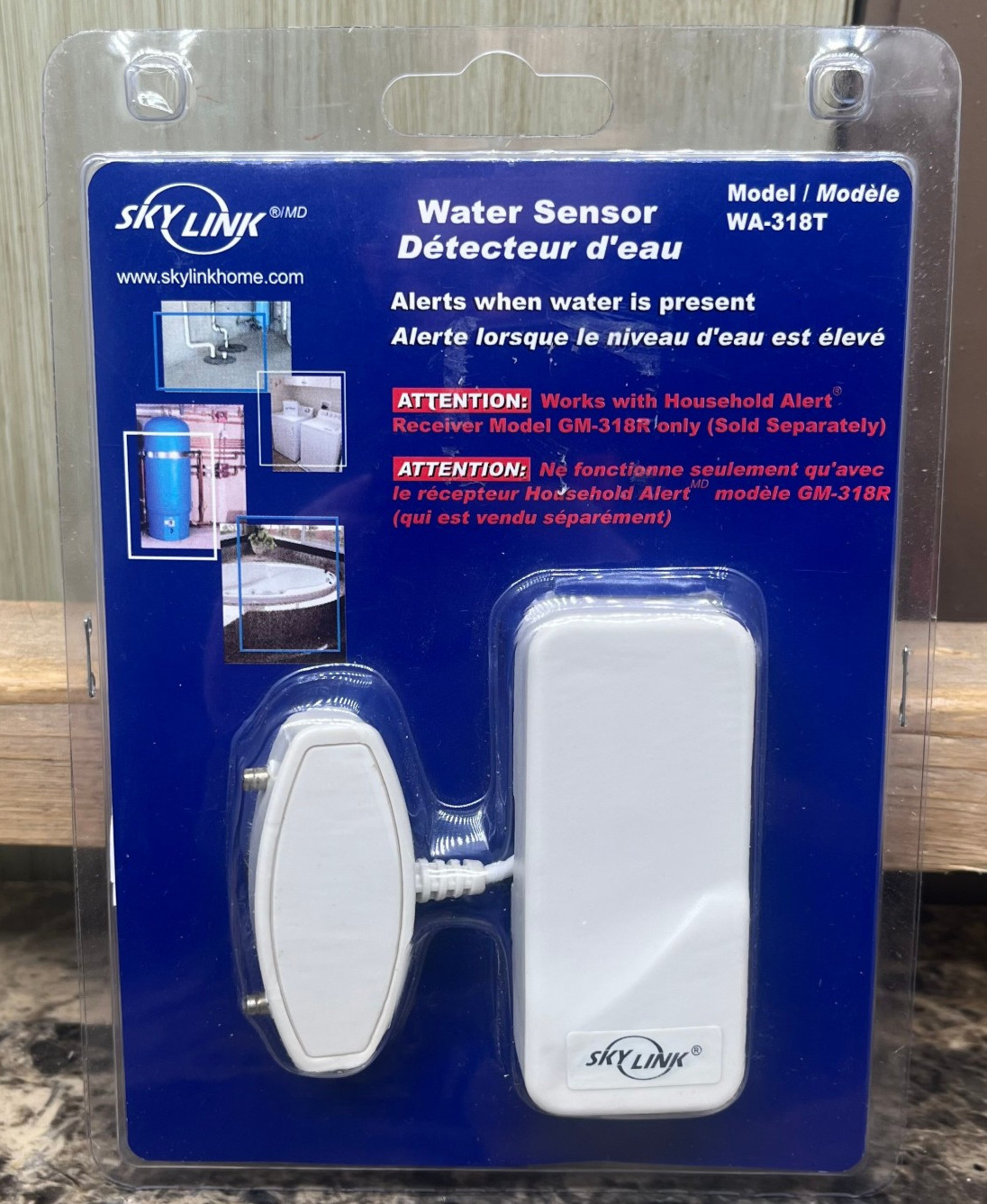 SkyLink Wireless Water Sensor WA-318T (NEW)