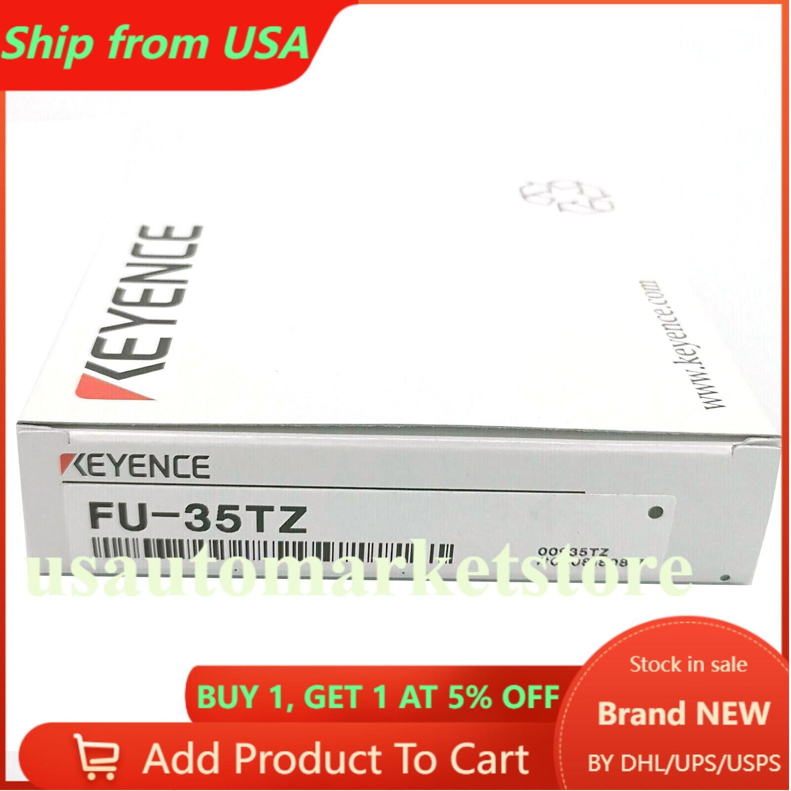 1PC Keyence FU-35TZ Fiber Optic Sensor New In Box Fast Shipping