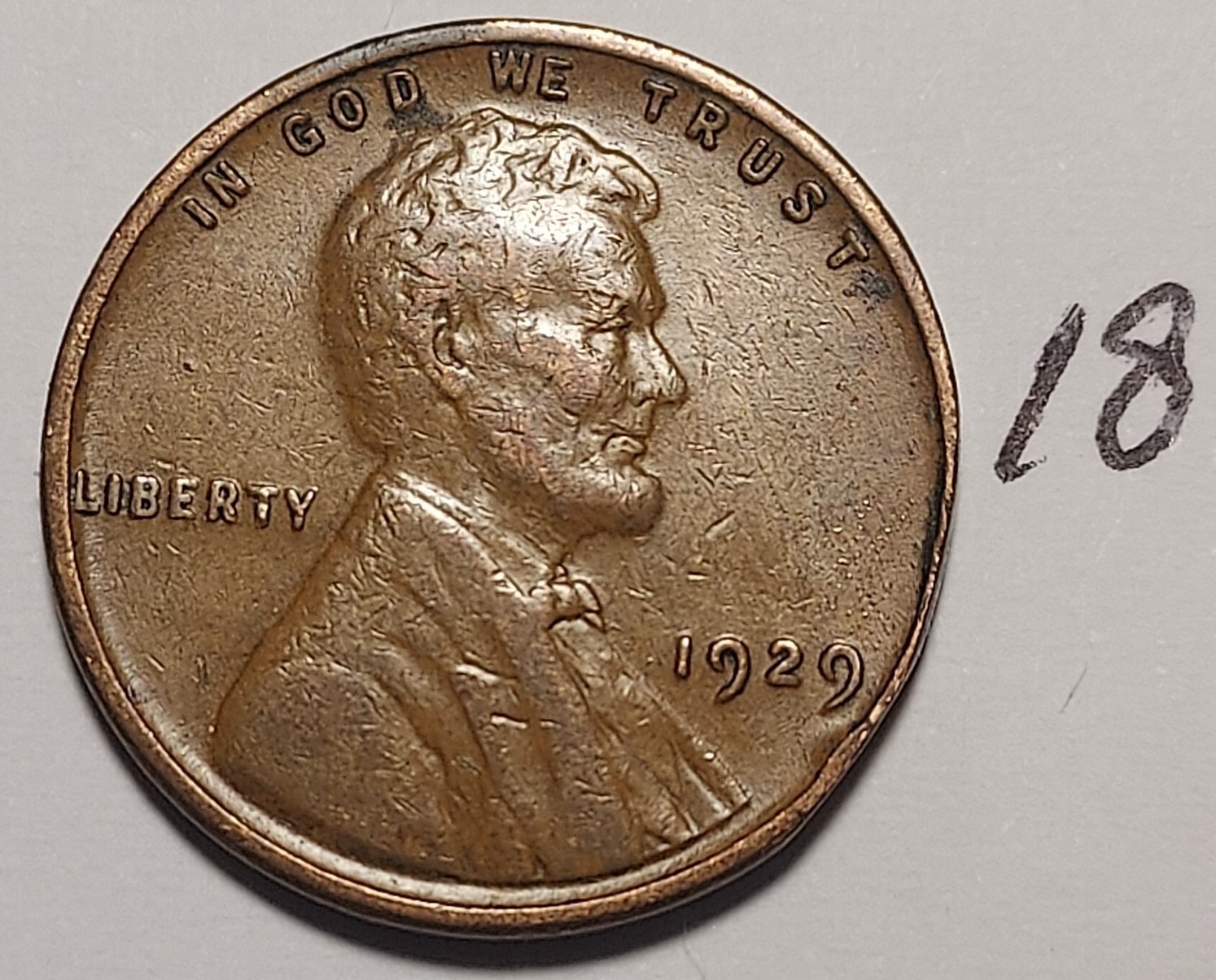 1929 Lincoln Wheat Cent  VF - XF - EF  #18