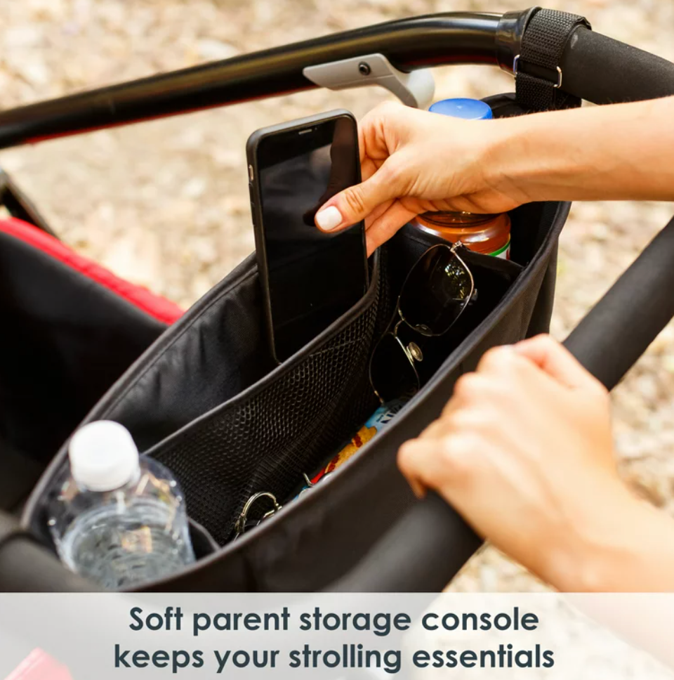 Coche Para Bebes Cochecito Para Niños Convertible Pull Wagon Stroller Red NEW